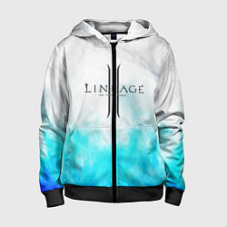 Толстовка на молнии детская LINEAGE 2, цвет: 3D-черный
