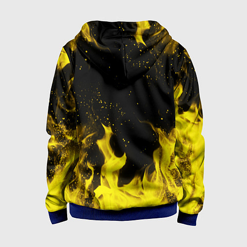 Детская толстовка на молнии PUBG / 3D-Синий – фото 2