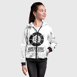 Толстовка на молнии детская PORTAL, цвет: 3D-черный — фото 2