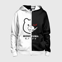 Детская толстовка на молнии Monokuma