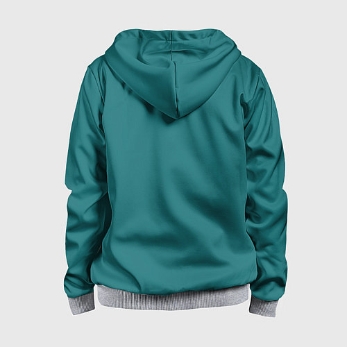 Детская толстовка на молнии Кис-кис / 3D-Меланж – фото 2