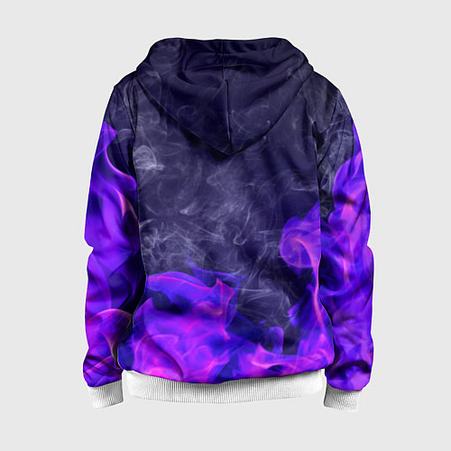 Детская толстовка на молнии PUBG / 3D-Белый – фото 2