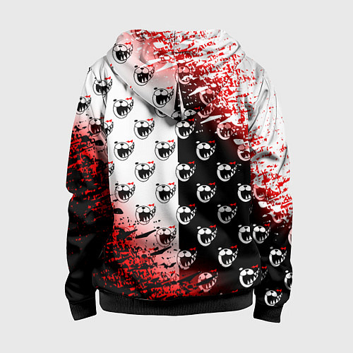 Детская толстовка на молнии MONOKUMA / 3D-Черный – фото 2