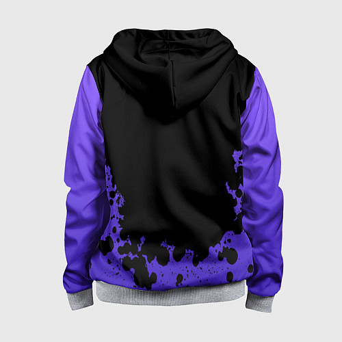 Детская толстовка на молнии UNDERTALE / 3D-Меланж – фото 2