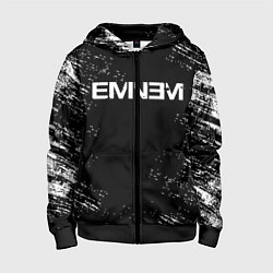Толстовка на молнии детская EMINEM, цвет: 3D-черный