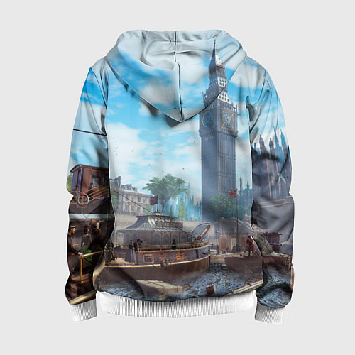 Детская толстовка на молнии Assasin's creed / 3D-Белый – фото 2