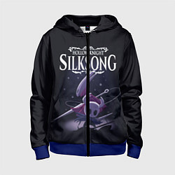 Толстовка на молнии детская Hollow Knight, цвет: 3D-синий