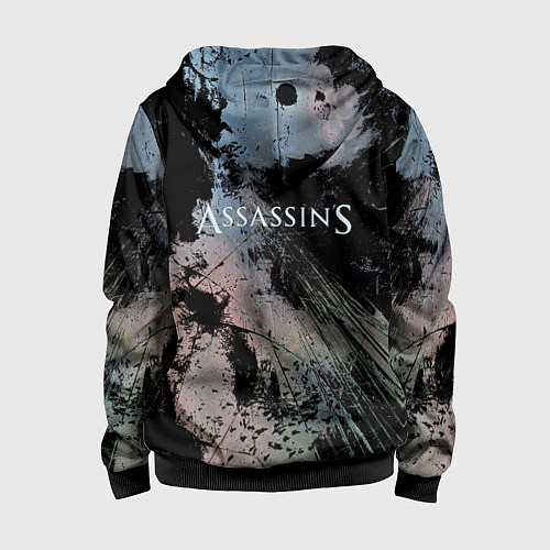 Детская толстовка на молнии Assassin??s Creed / 3D-Черный – фото 2