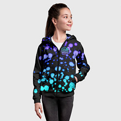 Толстовка на молнии детская League of Legends, цвет: 3D-черный — фото 2