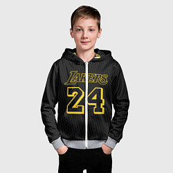 Толстовка на молнии детская Kobe Bryant, цвет: 3D-меланж — фото 2