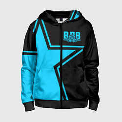 Толстовка на молнии детская ВДВ, цвет: 3D-черный