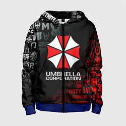 Детская толстовка на молнии RESIDENT EVIL UMBRELLA CORP