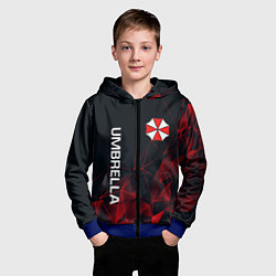 Толстовка на молнии детская UMBRELLA CORP, цвет: 3D-синий — фото 2