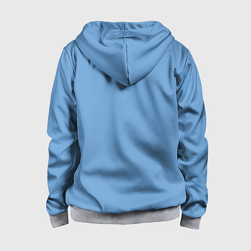 Детская толстовка на молнии Звезда Дачника / 3D-Меланж – фото 2