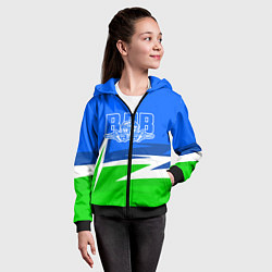 Толстовка на молнии детская ВДВ, цвет: 3D-черный — фото 2