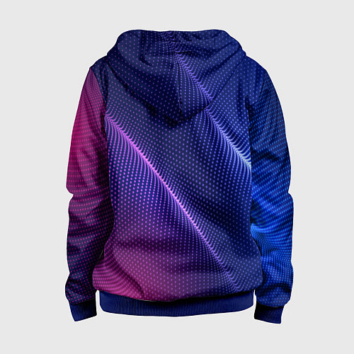 Детская толстовка на молнии BMW / 3D-Синий – фото 2