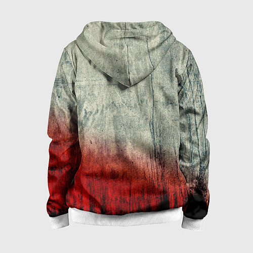 Детская толстовка на молнии THE HATTERS / 3D-Белый – фото 2