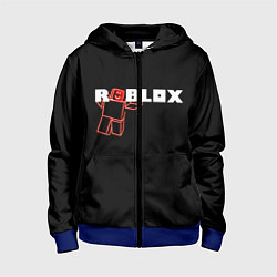 Толстовка на молнии детская Роблокс Roblox, цвет: 3D-синий