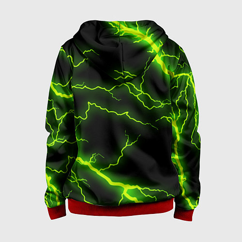 Детская толстовка на молнии DEAD BY DAYLIGHT / 3D-Красный – фото 2