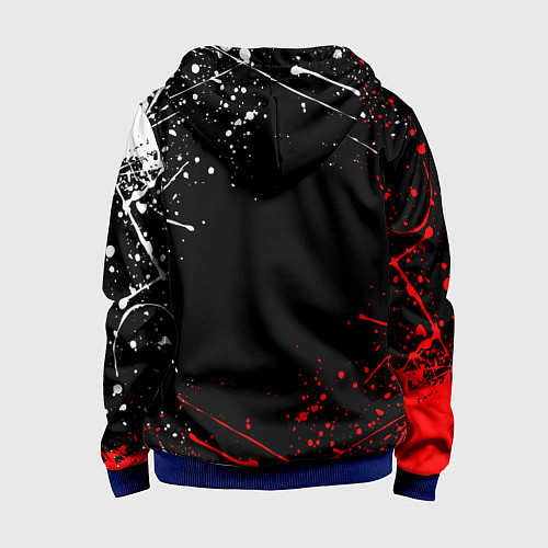 Детская толстовка на молнии DEAD BY DAYLIGHT / 3D-Синий – фото 2