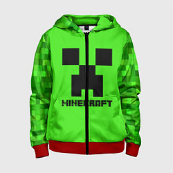 Детская толстовка на молнии MINECRAFT