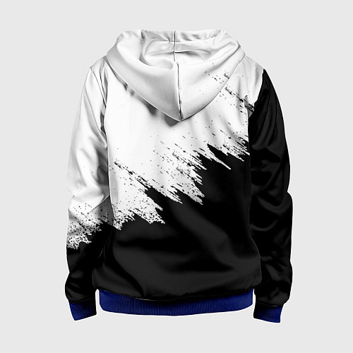 Детская толстовка на молнии Opel / 3D-Синий – фото 2