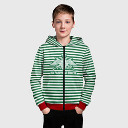 Толстовка на молнии детская Пограничные Войска, цвет: 3D-красный — фото 2