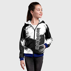 Толстовка на молнии детская Iron Maiden, цвет: 3D-синий — фото 2