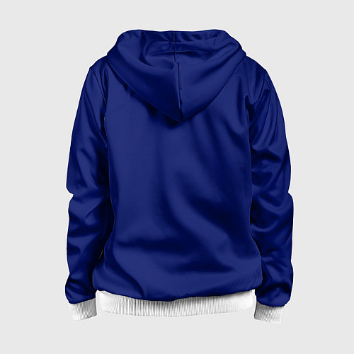 Детская толстовка на молнии SONIC / 3D-Белый – фото 2