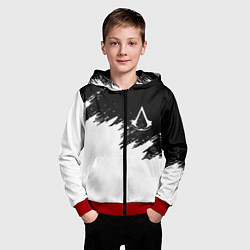 Толстовка на молнии детская ASSASSINS CREED, цвет: 3D-красный — фото 2