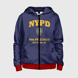 Детская толстовка на молнии Бруклин 9-9 департамент NYPD