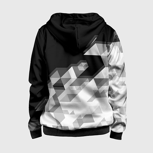 Детская толстовка на молнии Muse / 3D-Черный – фото 2