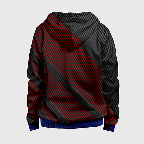 Детская толстовка на молнии Nissan / 3D-Синий – фото 2