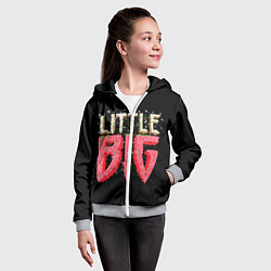 Толстовка на молнии детская Little Big, цвет: 3D-меланж — фото 2