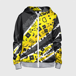 Толстовка на молнии детская Roblox, цвет: 3D-меланж