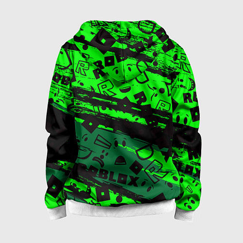 Детская толстовка на молнии Roblox / 3D-Белый – фото 2