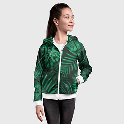 Толстовка на молнии детская Я из джунглей, цвет: 3D-белый — фото 2