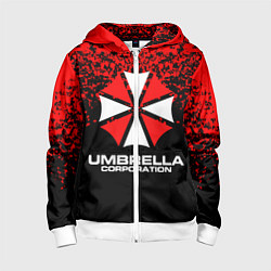 Детская толстовка на молнии Umbrella Corporation