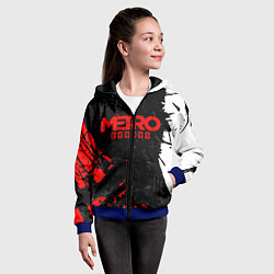Толстовка на молнии детская METRO EXODUS, цвет: 3D-синий — фото 2