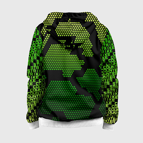 Детская толстовка на молнии CS GO Oko / 3D-Белый – фото 2