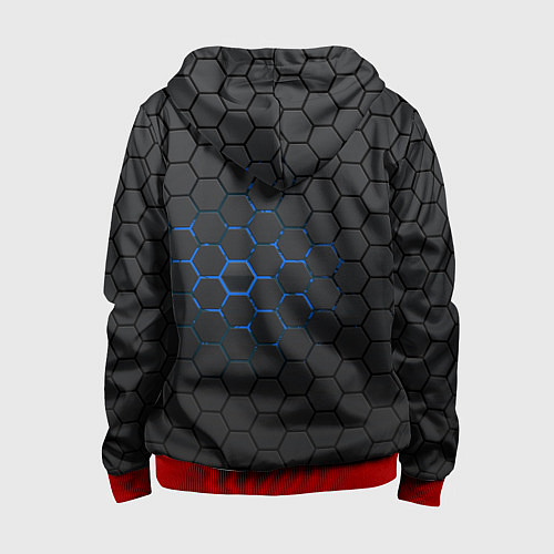 Детская толстовка на молнии Crysis / 3D-Красный – фото 2