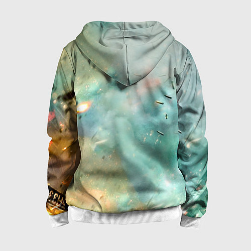 Детская толстовка на молнии CRYSIS / 3D-Белый – фото 2