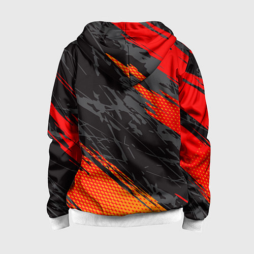 Детская толстовка на молнии Assassins Creed / 3D-Белый – фото 2