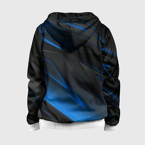 Детская толстовка на молнии JUVENTUS / 3D-Белый – фото 2