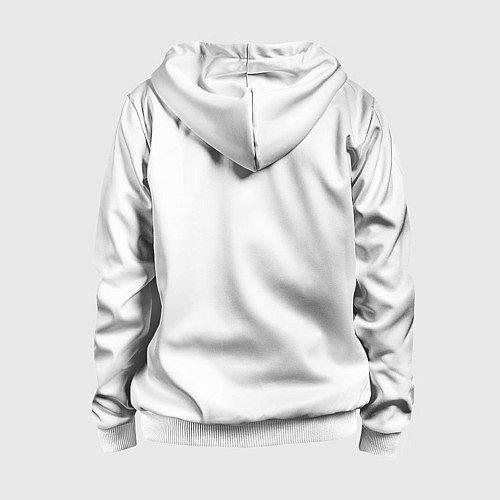 Детская толстовка на молнии Panda / 3D-Белый – фото 2