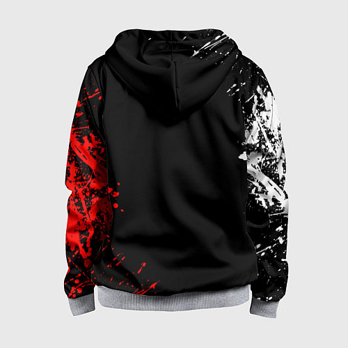 Детская толстовка на молнии Добро и зло, Payton Moormeier / 3D-Меланж – фото 2