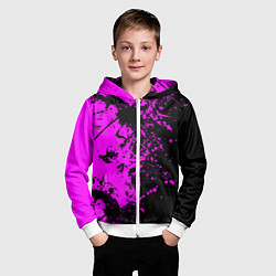 Толстовка на молнии детская Чёрная магия, цвет: 3D-белый — фото 2