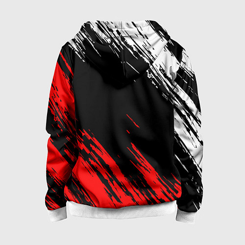 Детская толстовка на молнии CHICAGO BULLS / 3D-Белый – фото 2