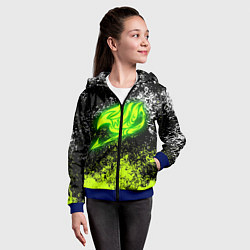 Толстовка на молнии детская FAIRY TAIL, цвет: 3D-синий — фото 2