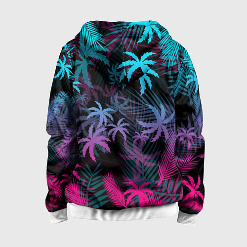 Детская толстовка на молнии GTA VICE CITY / 3D-Белый – фото 2